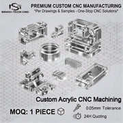 Load image into Gallery viewer, Custom Laser CNC Cut Clear Acrylic Board, Highly Transparent Plastic Sheet, Laser Polished Smooth Edges, 1pc Customization
