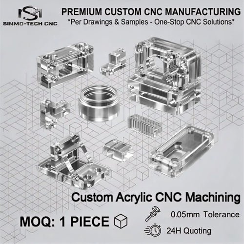 Custom Laser CNC Cut Clear Acrylic Board, Highly Transparent Plastic Sheet, Laser Polished Smooth Edges, 1pc Customization