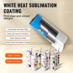 SucceBuy Tumbler Heat Press Machine and Sublimation Tumblers Tumbler Press Set with 8pcs 20OZ Blank Tumblers Mug Press Cup Press