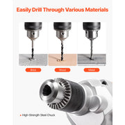 Charger l'image dans la visionneuse de galerie, Amocart Drill Mixer 1/2in 5/8 in Corded Electric Drill Mixer Set Mixing Drills Machine D-Handle Handheld Cement Mixers
