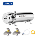 BROVA Whole House Home/Commercial Water Purifier 0.01μm PVDF UF System large flow1000L-15000L/H SUS304 lower cost filter elemen