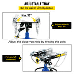SucceBuy Car Lift Jack Hydraulic Telescopic Transmission Jack Floor Jack Stand with Foot Pedal Swivel Wheel Garage Lift Hoist
