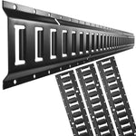SucceBuy 2ft5ft E Track Tie Down Rail Kit 4Pcs Secure Cargo 2000 lbs Etrack Rails with Screws for Garages Trailers  ATV Mounting