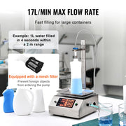 Charger l'image dans la visionneuse de galerie, Amocart 30-15000g Liquid Filling Machine Automatic Bottle Water Filler with Diaphragm Pump Digital Control for Wine Beverage
