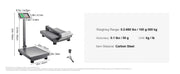 Bild in Galerie-Viewer laden, Amocart 660Lbs Computing Digital Platform Scale 0.1LBS Accuracy Floor Scale with LB/KG High-Definition Display for Box Luggage
