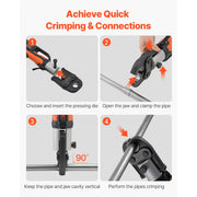 Load image into Gallery viewer, Amocart MegaPress Jaws Pressing Jaws 1/2 in 3/4 in &amp; 1in for MegaPress Carbon Steel Pipes Compatible with Standard Press Tools

