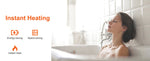 SucceBuy Instant Water Heater 8/13.8/18kw On Demand Electric  Water Boiler Digital Temperature Display & Easy Installation