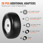 SucceBuy Lawn Mower Tires with Rim Tubeless Tractor Tires 2Pack Tire Wheel Assembly Pneumatic Tires for Riding Mower LawnTractor