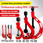 BORX PPR Pipe Cutter Portable Tube Cutter 14-65mm/110-160mm Dual-purpose Scissor for Copper Aluminum PVC PPR PE Tube Hand Tools