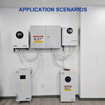 Anern 12KW 6.5KW 5KW High Frequency Hybrid Solar Inverter 160A 48V Solar Battery Charge Dual AC Output Pure Sine Wave Inverter