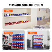 Bild in Galerie-Viewer laden, Amocart Storage Bin 24pcs Stackable Organizer Bin 5x4*3inch Freestanding Tiered Shelf for Garage Hanging Stacking Container
