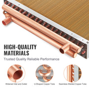 Charger l'image dans la visionneuse de galerie, Amocart Heat Exchanger Water to Air 18"x 20" for Outdoor Wood Furnaces Residential Heating and Cooling and Forced Air Heating
