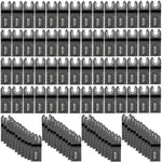 Amocart 100PCS Oscillating Saw Blades Quick Release Multitool Blades Kit HCS Tool Blades Cut Cutter for Wood Plastic Metal Nail