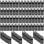 SucceBuy 100PCS Oscillating Saw Blades Quick Release Multitool Blades Kit HCS Tool Blades Cut Cutter for Wood Plastic Metal Nail