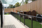 Premium High Quality Durable Black Aluminum Slat Fence Panels Customizable Length And Height Outdoor Privacy Fence