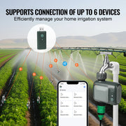 Charger l'image dans la visionneuse de galerie, Amocart WiFi Sprinkler Timer Single/Two Outlet Smart Hose Faucet Water Timer APP Control/Voice Control, IPX6 for Yard Watering
