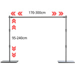 Background Stand Photo Frame Photography Crossbar Wedding Outdoor Bithday Decoration School Photographic Backdrop Party