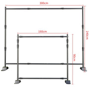 Load image into Gallery viewer, Double-Crossbar Backdrop Background Stand Frame Support System For Photography Photo Studio Video Muslin Green Screen
