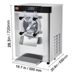 Amocart 4.5L Commercial Ice Cream Machine 1713W Single Flavor Countertop Hard Serve IceCream Maker for Restaurant Snack Bar
