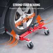Charger l'image dans la visionneuse de galerie, Amocart Wheel Dolly Heavy Duty Vehicle Positioning Ratchet Tire Jack Max Capacity 1500 Lbs Car Dolly for Car Auto Repair Moving
