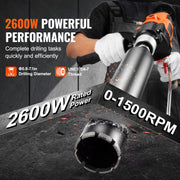 Load image into Gallery viewer, Amocart 2000W/2600W Handheld Core Drill Machine Drilling Diameter Wet&amp;Dry Diamond Core Drill Rig Rugged Concrete Core Drill
