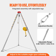 Bild in Galerie-Viewer laden, Amocart 1800/2600 lbs Confined Space Tripod Kit Winch Confined Space Rescue Tripod Fall Protection For  Confined Spaces
