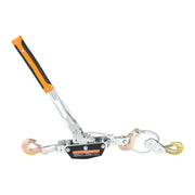 Charger l'image dans la visionneuse de galerie, Amocart 5T Come Along Winch Ratchet Power Puller Tool with 11.5ft Steel Cable Automotive Hoist Cable Puller for Vehicle Rescue
