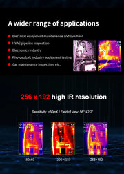 Load image into Gallery viewer, UNI-T UTI260B UTI260A Thermal Imaging Camera 256X192 Pixels Thermal Imager UTI260B+ PCB Circuit Floor Heating Tube Testing
