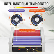 Bild in Galerie-Viewer laden, Amocart  5/7/11 Commercial Hot Dog Roller Electric Sausage Maker Barbecue Grill Machine for Camping Party Home Appliance 110V
