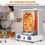 Amocart Shawarma Grill Machine13 lbs Chicken Shawarma Cooker Ga-s Vertical Broiler Gyro Rotisserie Oven Doner Kebab for Home