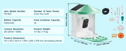 Load image into Gallery viewer, Amocart Smart Bird Feeder with Camera 2KHD AI Identify 10000+ Bird Species Solar-Powered Bird Watching Camera with Auto Capture

