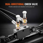 Amocart Hydraulic Top Link Cat.1-1 Hydraulic Cylinder with 2 Hoses&G3/8" Check Valve High-Sealing Check Valve Easy Installation