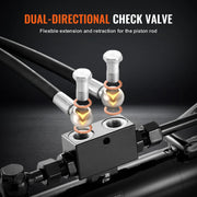 Charger l'image dans la visionneuse de galerie, Amocart Hydraulic Top Link Cat.1-1 Hydraulic Cylinder with 2 Hoses&amp;G3/8" Check Valve High-Sealing Check Valve Easy Installation
