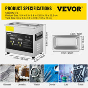 Charger l'image dans la visionneuse de galerie, 【Premium】Amocart 2L 3L 6L 10L 15L Upgraded Ultrasonic Cleaner Lave-Dishes Port le Washing  hine Diswasher   Home Appliances
