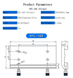 X-Axis Dovetail Platform Precision Translation Stage Optical Experiment Slide Linear Guide for Optical Bench