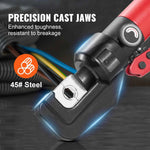 Amocart AWG12-2/0 Crimping Tool Copper And Aluminum Terminal Battery Lug Hydraulic Crimper,with a Cutting Pliers, Gloves