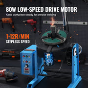Charger l'image dans la visionneuse de galerie, Amocart Rotary Welding Positioner 30KG 0-90° Welding Positioning Turntable Table 1-12RPM Welding Torch Stand Holder for Cutting
