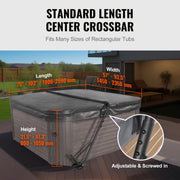 Charger l'image dans la visionneuse de galerie, Amocart Hot Tub Cover Lift Spa Cover Lift Height 31.5"-41.3" Width 57"-92.5" Adjustable Installed Underneath Both Side Suitable
