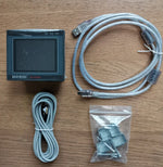 2.8'' Touch Screen PLC HMI All In One for Small Machine Automation Controller, Built-In Analog, 7/9 I/O, 2 Axis 100K for Motor