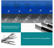 Charger l'image dans la visionneuse de galerie, Zten Pneumatic Terminal Crimping Machine Tool 1.3T Terminal Crimper Pliers Tool with Crimping Die For Optional With Foot Touch
