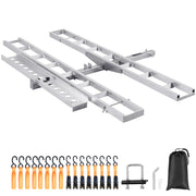 Bild in Galerie-Viewer laden, Amocart Motorcycle Carrier 2-Bike 600LBS Aluminum Motorcycle Carrier Hitch Mount, Loading Ramp Scooter Dirt Bike Trailer Hauler
