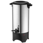 Amocart 50 Cups Commercial Coffee Urn Stainless Steel Large Coffee Dispenser 1000W Electric Coffee Maker Urn For Quick Brewing