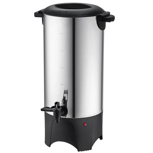 Amocart 50 Cups Commercial Coffee Urn Stainless Steel Large Coffee Dispenser 1000W Electric Coffee Maker Urn For Quick Brewing