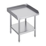 Amocart Stainless Steel Work Table Commercial Heavy Duty Food Prep Worktable with Adjustable Height for Restaurant Home Hotel