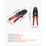 SucceBuy Crimping Tool Solar Connector Crimper Tool Kit Clear Metric & AWG Markings with Solar Connectors Wrenches Storage Case