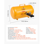 SucceBuy Air Tire Bead Seater 5Gal / 10Gal  Heavy Duty Tire Bead Blaster Tool 87-116 PSI Operating Pressure for Pickup Truck ATV