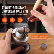 Charger l'image dans la visionneuse de galerie, Amocart Ball Vise 3" 5" Engraving Setting Tool Standard Rotation Engraving Block Vise Attachment Jewelry Engraving Block Tools
