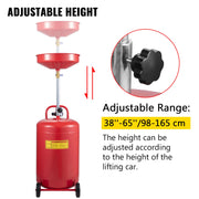 Charger l'image dans la visionneuse de galerie, Amocart 20 Gallon Waste Oil Drain Tank Air Operated Drainer with Pressure Regulating Valve for Fluid Fuel Transfer Drainage
