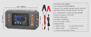 Charger l'image dans la visionneuse de galerie, Amocart Smart Battery Charger 20-Amp Lithium LiFePO4 Lead-Acid (AGM/Gel/SLA) LCD Display Trickle Charger, Boat Motorcycle Use
