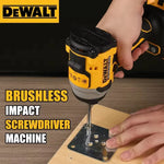 DEWALT Lithium Battery 20V Rechargeable Brushless Compact Electric Screwdriver Hand Drill Impact Drill DCD805